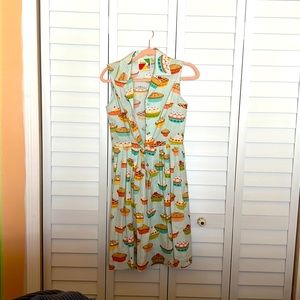 Vintage style cupcake dress